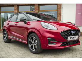 Ford Puma 1.0 EcoBoost mildHybrid ST-Line 92kW, A7 Fantastic Red