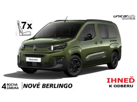 NOVÉ Citroën BERLINGO XL „NOVINKA“