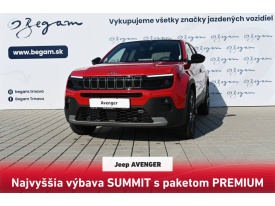 Jeep Avenger 1.2 T e-Hybrid Summit A/T